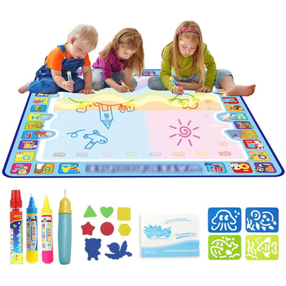 Magic water drawing awakening mat, infinitely reusable