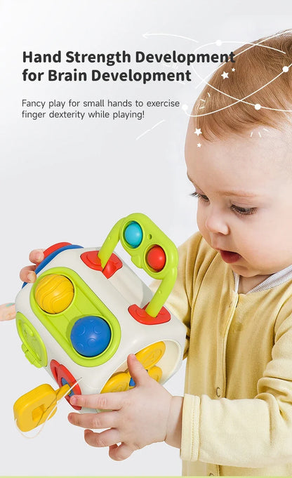 Montessori toy for baby, sensory motor skills 9 in 1