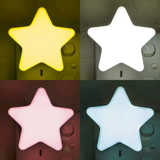 LED star bedside lamp for child