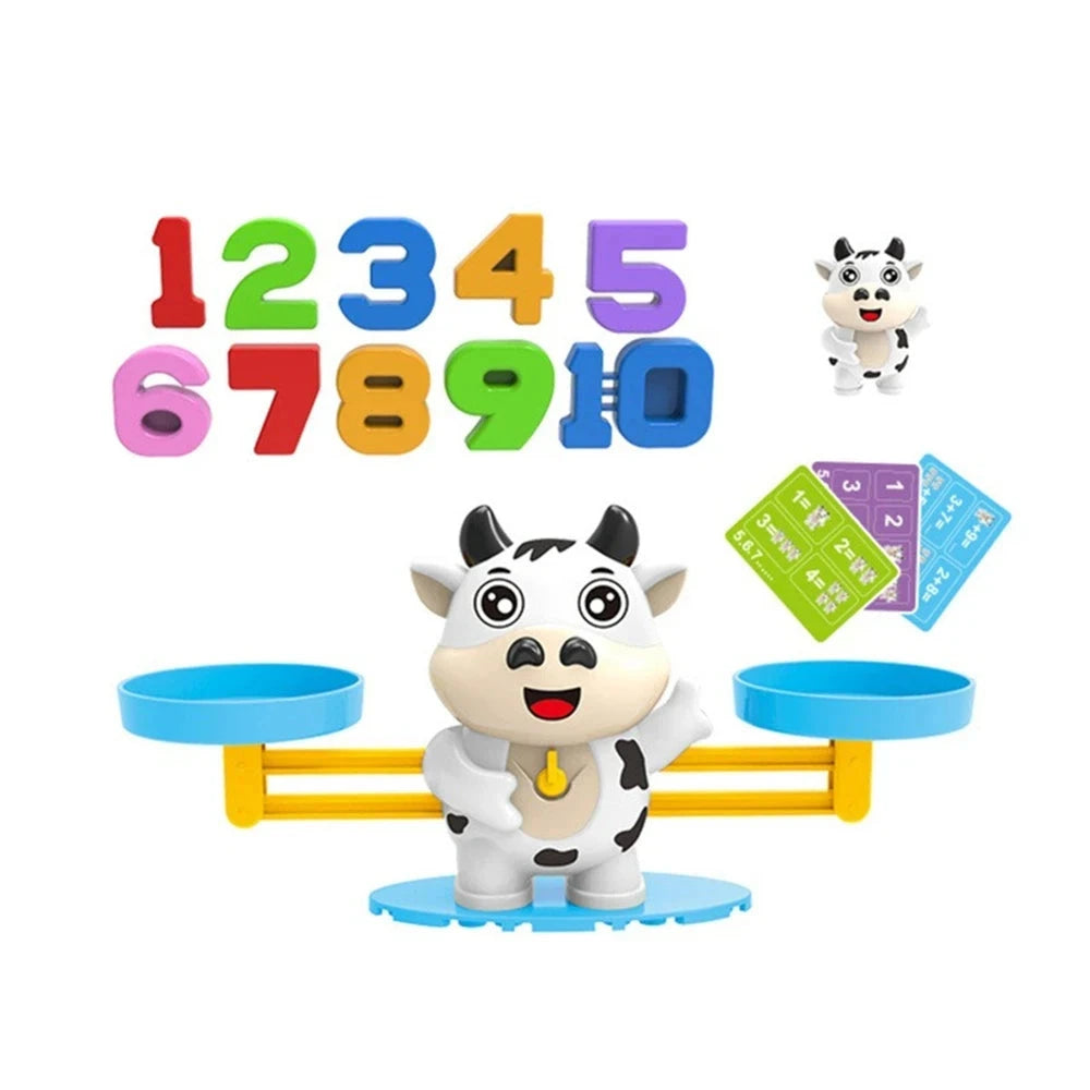 Monkey balance games, to learn Montessori math