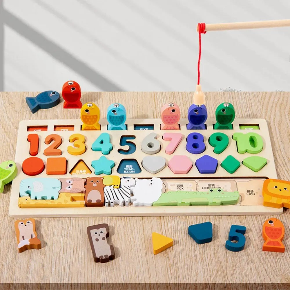 4 in 1 Montessori wooden toys