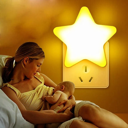 LED star bedside lamp for child