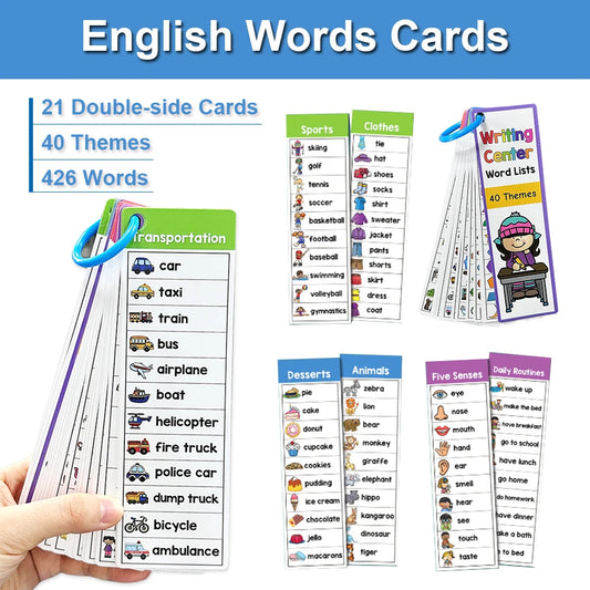 World cards 426 words English Montessouri