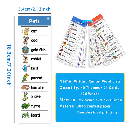 World cards 426 words English Montessouri