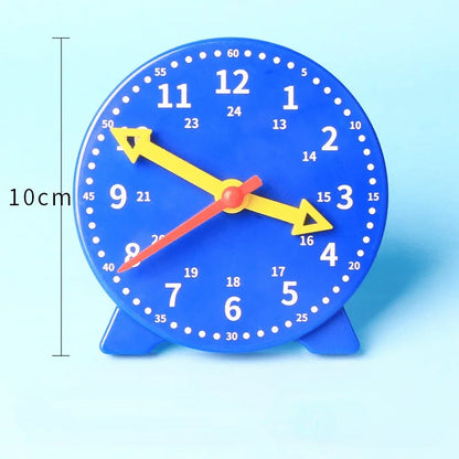 Learn the time with Montessori Clock, educational toys, hours, minutes, seconds