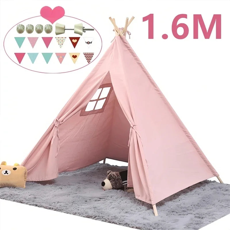 Teepee tent for children, Indian for exterior or interior