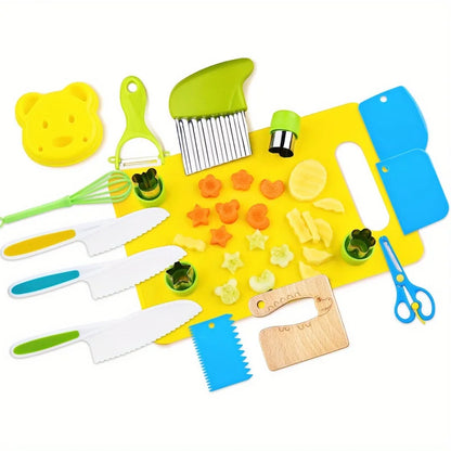 Montessori kitchen tools 17 pcs