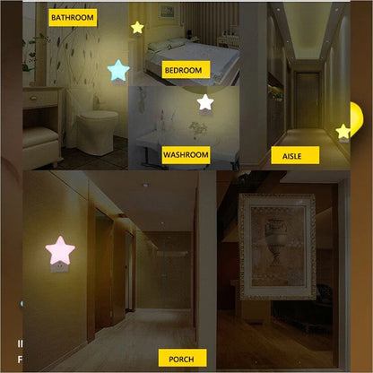 LED star bedside lamp for child