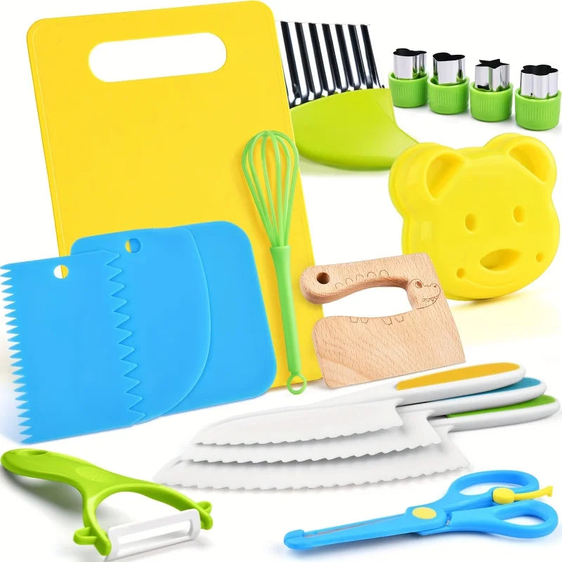 Montessori kitchen tools 17 pcs