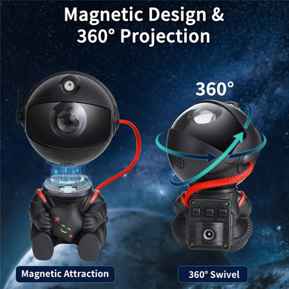 Astronaut projector, starry sky with remote control 360 degree speed and adjustable brightness