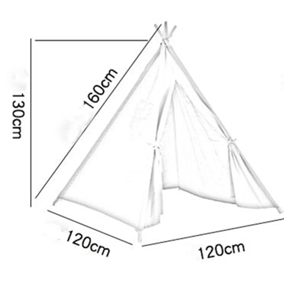 Teepee tent for children, Indian for exterior or interior